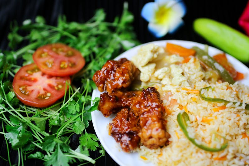 Spicy honey butter glazed chicken tenders
