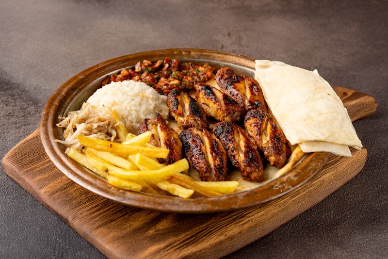 Party combo with large portion of wings and multiple sides