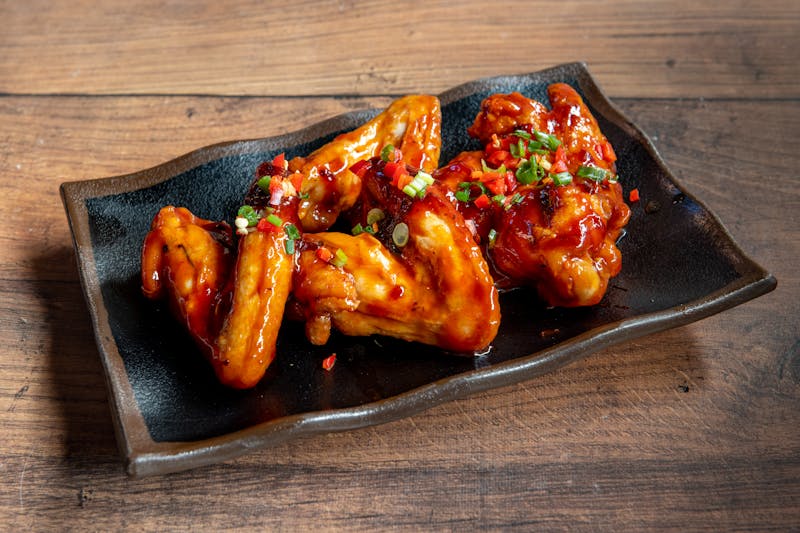 BBQ smoked wings with slow-cooked barbecue flavor